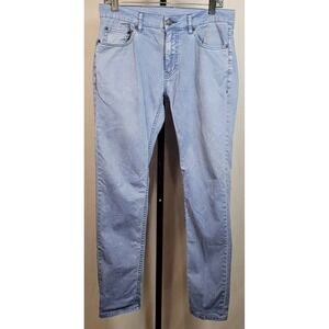 Armani Exchange Men Jeans Size 31 Light Wash Denim Slim Fit Designer Casual